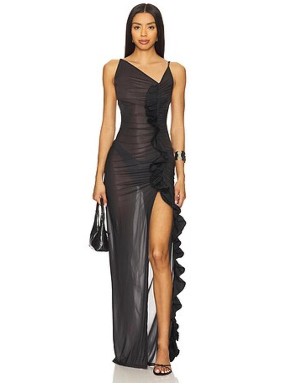 NBD The Brielle Gown in Black